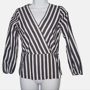 J. Crew Faux Wrap Top Size 00